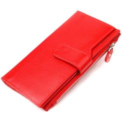 Кошелек Canpellini Из натуральной кожи Красный Фото