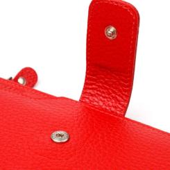 Кошелек Canpellini Из натуральной кожи Красный Фото 4