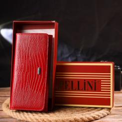 Кошелек Canpellini Из натуральной кожи Красный Фото 9