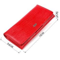 Кошелек Canpellini Из натуральной кожи Красный Фото 2