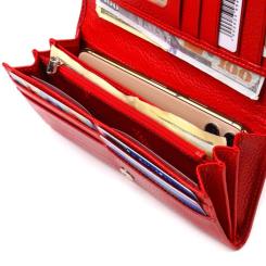 Кошелек Canpellini Из натуральной кожи Красный Фото 5