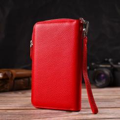 Кошелек Canpellini Из натуральной кожи Красный Фото 8