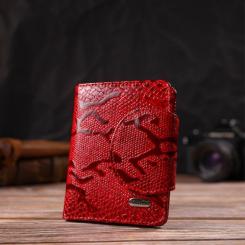 Портмоне Canpellini Из натуральной кожи Красное Фото 7