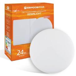 Светильник точечный Євросвітло LED-R-170-24 6400К без рамки Фото