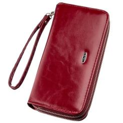 Кошелек Kivi Из экокожи Малиновый Фото