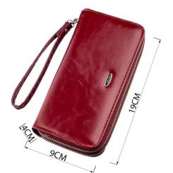 Кошелек Kivi Из экокожи Малиновый Фото 3