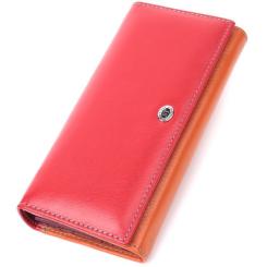 Кошелек ST Leather Из натуральной кожи Разноцветный Фото
