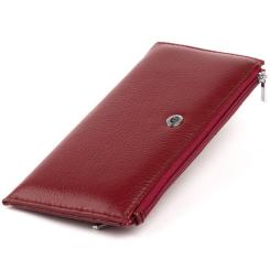 Кошелек ST Leather Из кожи Бордовый Фото