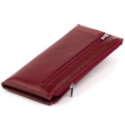 Кошелек ST Leather Из кожи Бордовый Фото 1