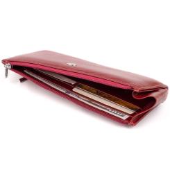Кошелек ST Leather Из кожи Бордовый Фото 4