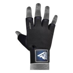 Перчатки для фитнеса RDX T2 Half Blue S Фото 2