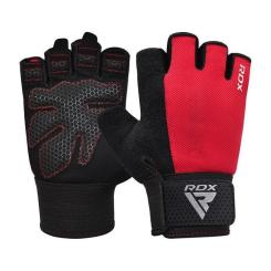 Перчатки для фитнеса RDX W1 Half Red M Фото