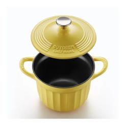 Гусятница Buydeem CP541 Mellow Yellow чавунна емальована 1.8 л Фото 1