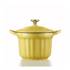 Гусятница Buydeem CP541 Mellow Yellow чавунна емальована 1.8 л Фото 2