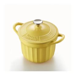 Гусятница Buydeem CP541 Mellow Yellow чавунна емальована 1.8 л Фото 4