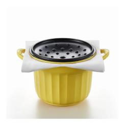 Гусятница Buydeem CP541 Mellow Yellow чавунна емальована 1.8 л Фото 6