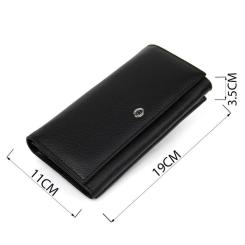 Кошелек ST Leather Черный Фото 2
