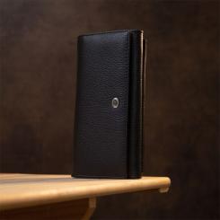 Кошелек ST Leather Черный Фото 7