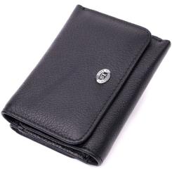 Кошелек ST Leather Из натуральной кожи Черный Фото