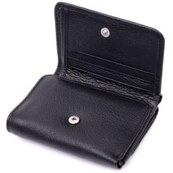 Кошелек ST Leather Из натуральной кожи Черный Фото 4