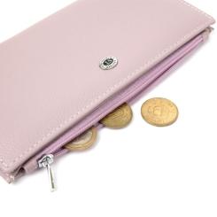 Кошелек ST Leather Кожаный Лиловый Фото 7
