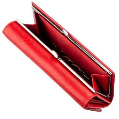 Кошелек ST Leather З монетницею на клямці Червоний Фото 7