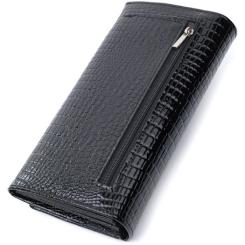 Кошелек ST Leather Из натуральной кожи Черный Фото 1