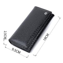 Кошелек ST Leather Из натуральной кожи Черный Фото 2