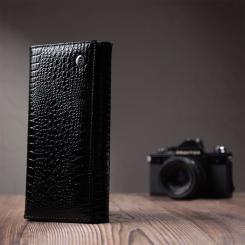 Кошелек ST Leather Из натуральной кожи Черный Фото 8