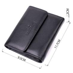 Кошелек ST Leather Из натуральной кожи Черный Фото 2