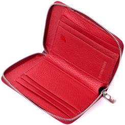 Кошелек ST Leather Кожаный Красный Фото 5