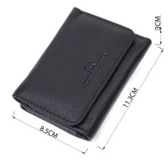 Кошелек ST Leather Кожаный Черный Фото 2