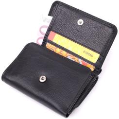 Кошелек ST Leather Кожаный Черный Фото 4
