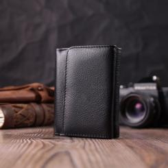 Кошелек ST Leather Кожаный Черный Фото 8