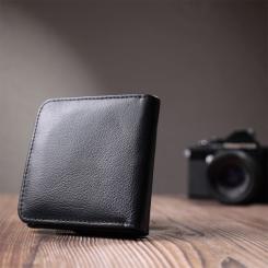 Кошелек ST Leather Из натуральной кожи Черный Фото 9