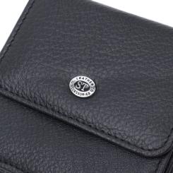 Кошелек ST Leather Из натуральной кожи Черный Фото 4