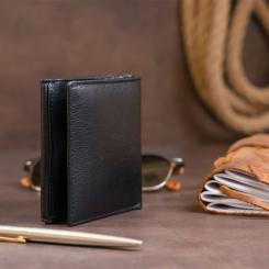 Кошелек ST Leather Черный Фото 9