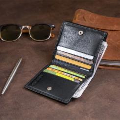 Кошелек ST Leather Черный Фото 10