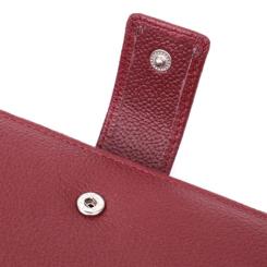 Кошелек ST Leather Из натуральной кожи Бордовый Фото 4