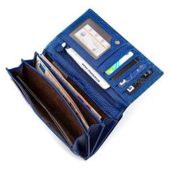 Кошелек ST Leather Синий Фото 5