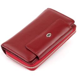 Кошелек ST Leather Из кожи Бордовый Фото
