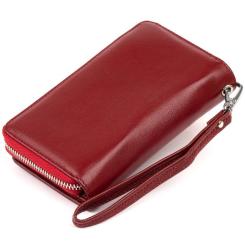 Кошелек ST Leather Из кожи Бордовый Фото 1