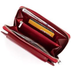 Кошелек ST Leather Из кожи Бордовый Фото 4