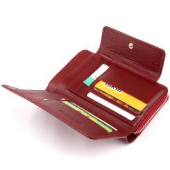 Кошелек ST Leather Из кожи Бордовый Фото 5