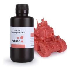 Фотополимерная смола ELEGOO Resin, Standard 1кг, maroon Фото