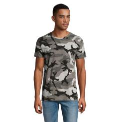 Футболка Sol's Camo men сірий камо M Фото