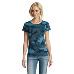 Футболка Sol's Camo women синій камо XL Фото