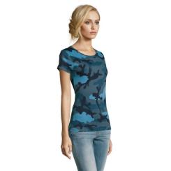 Футболка Sol's Camo women синій камо XL Фото 1