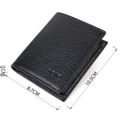 Кошелек Bond Accessories Из натуральной кожи Черный Фото 2