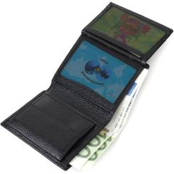 Кошелек Bond Accessories Из натуральной кожи Черный Фото 5